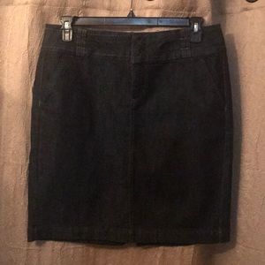 Dress Barn Dark blue jean skirt. Size 12